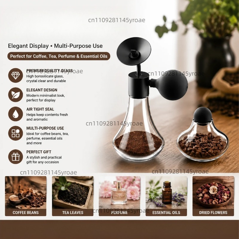 Glass Aroma Sample Bottle Coff - Essential Oils ulasan dan harga