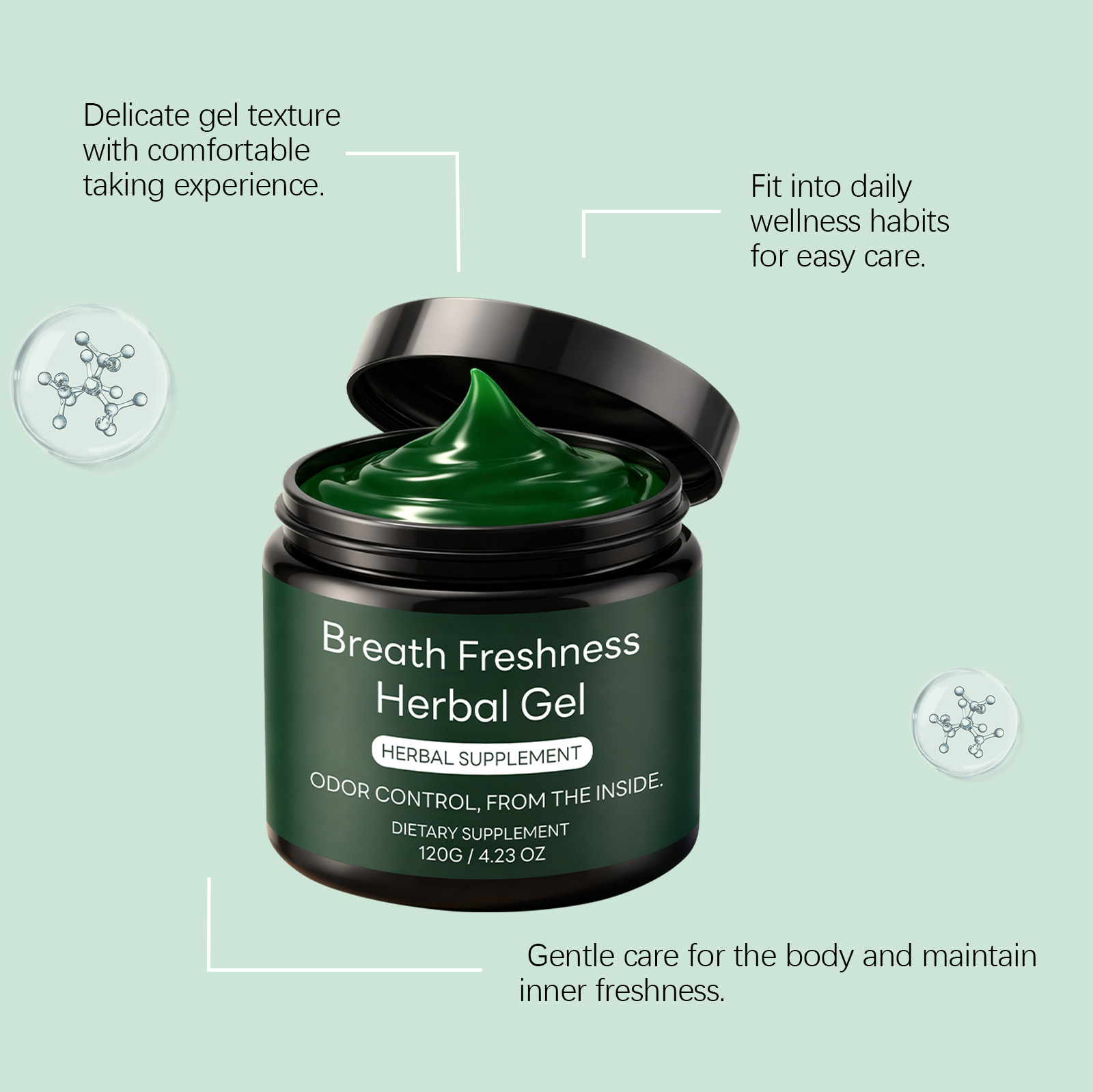 Breath Freshness Herbal Gel Su - Herbal Supplement ulasan dan harga