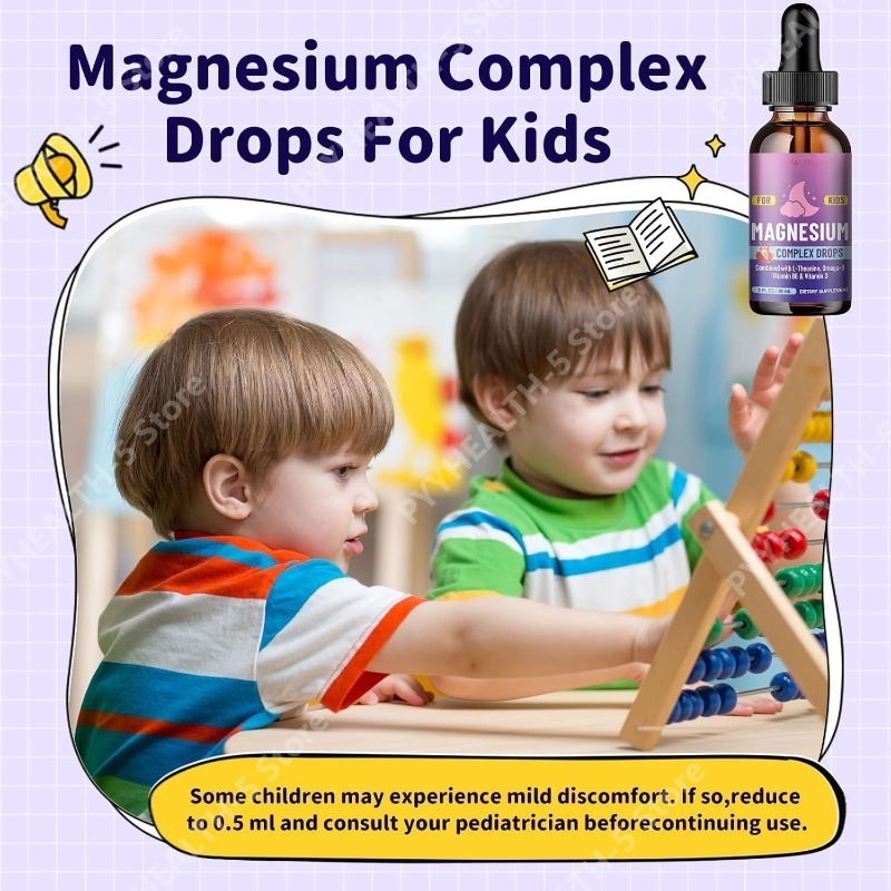 Kids Liquid Drops, Magnesium G - Ginger Tea ulasan dan harga