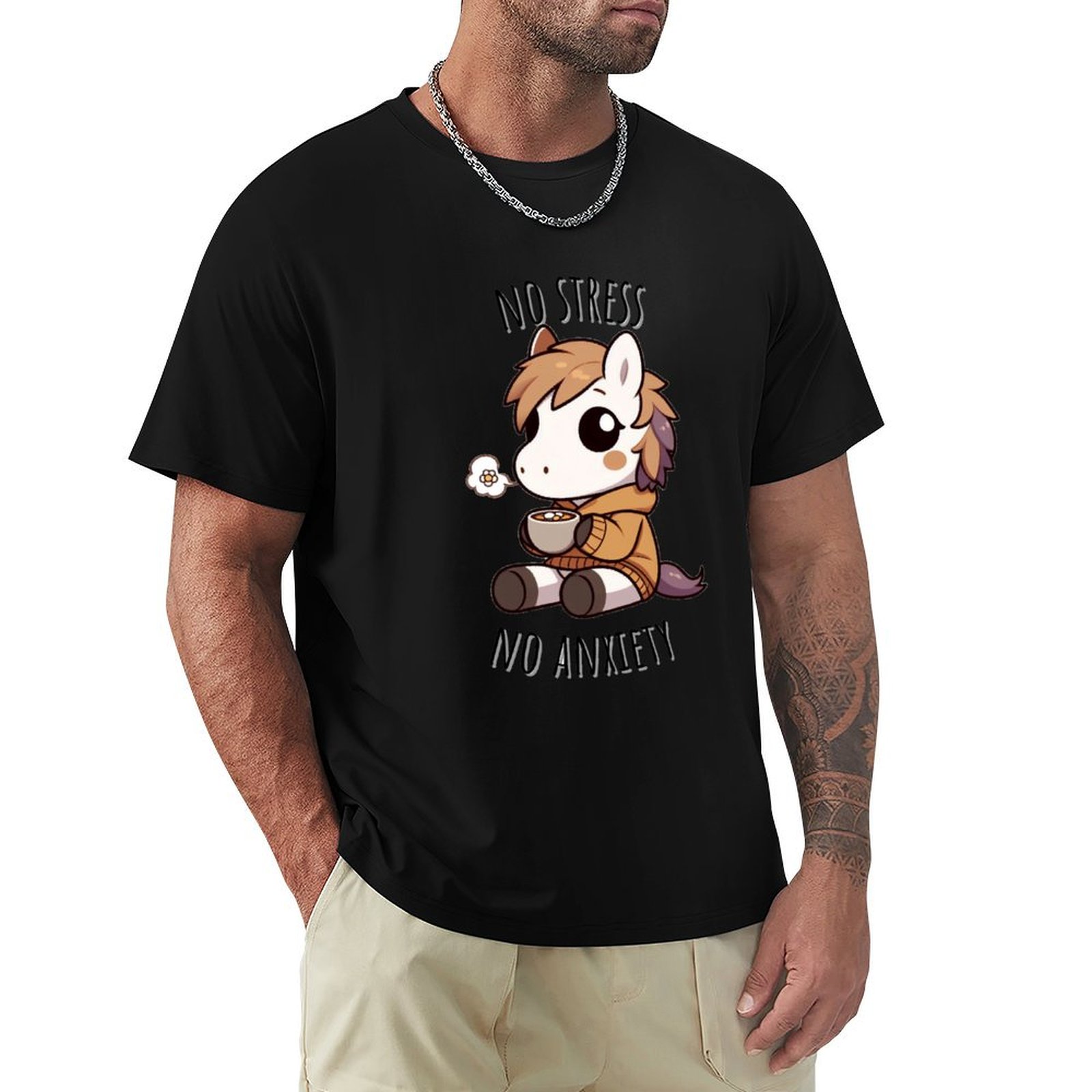 Chamomile Tea Horse T-Shirt St - Chamomile Tea ulasan dan harga