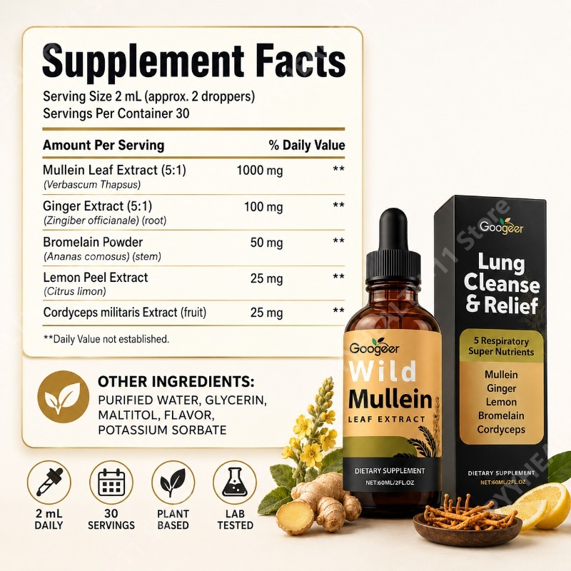 Mullein Liquid Drops Herbal Bl - Herbal Supplement ulasan dan harga