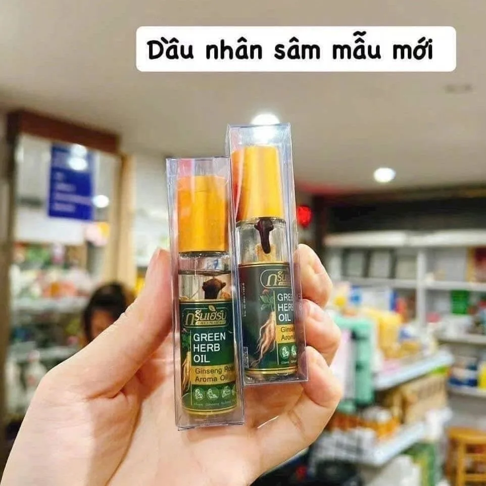 Thai Mint Ginseng Roll On Herb - Ginger Tea ulasan dan harga