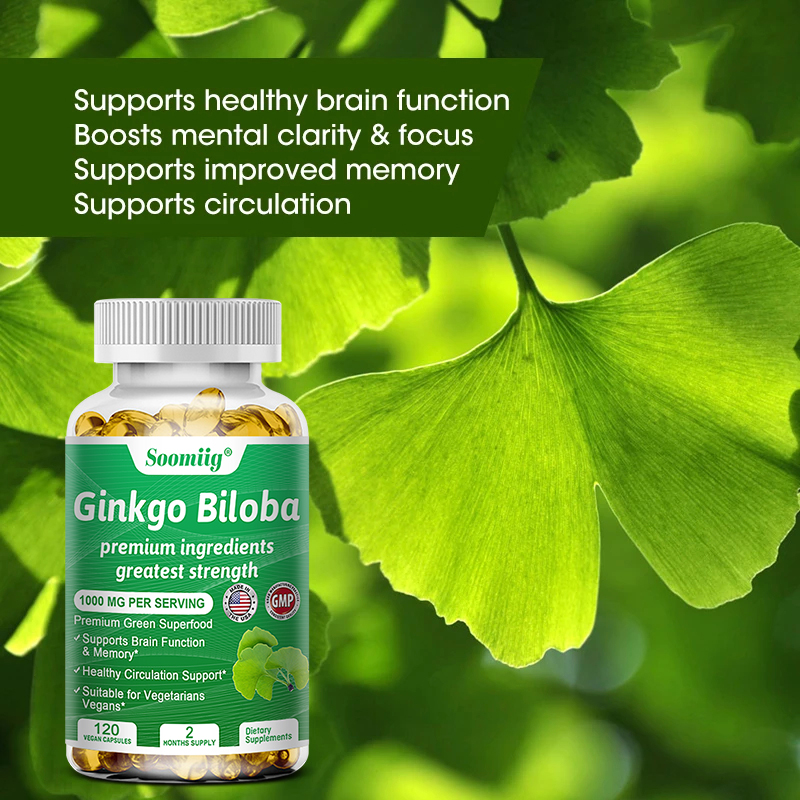 Ginko Biloba Capsules - Brain  - Ginger Tea ulasan dan harga