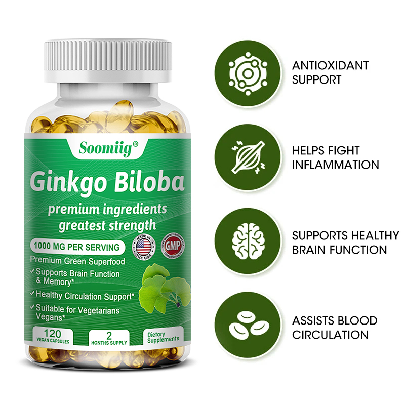 Ginko Biloba Capsules - Brain  - Ginger Tea ulasan dan harga