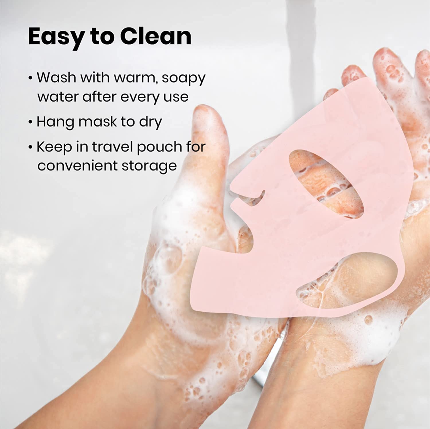 Reusable Silicone Face Mask Ho - Health Wellness ulasan dan harga