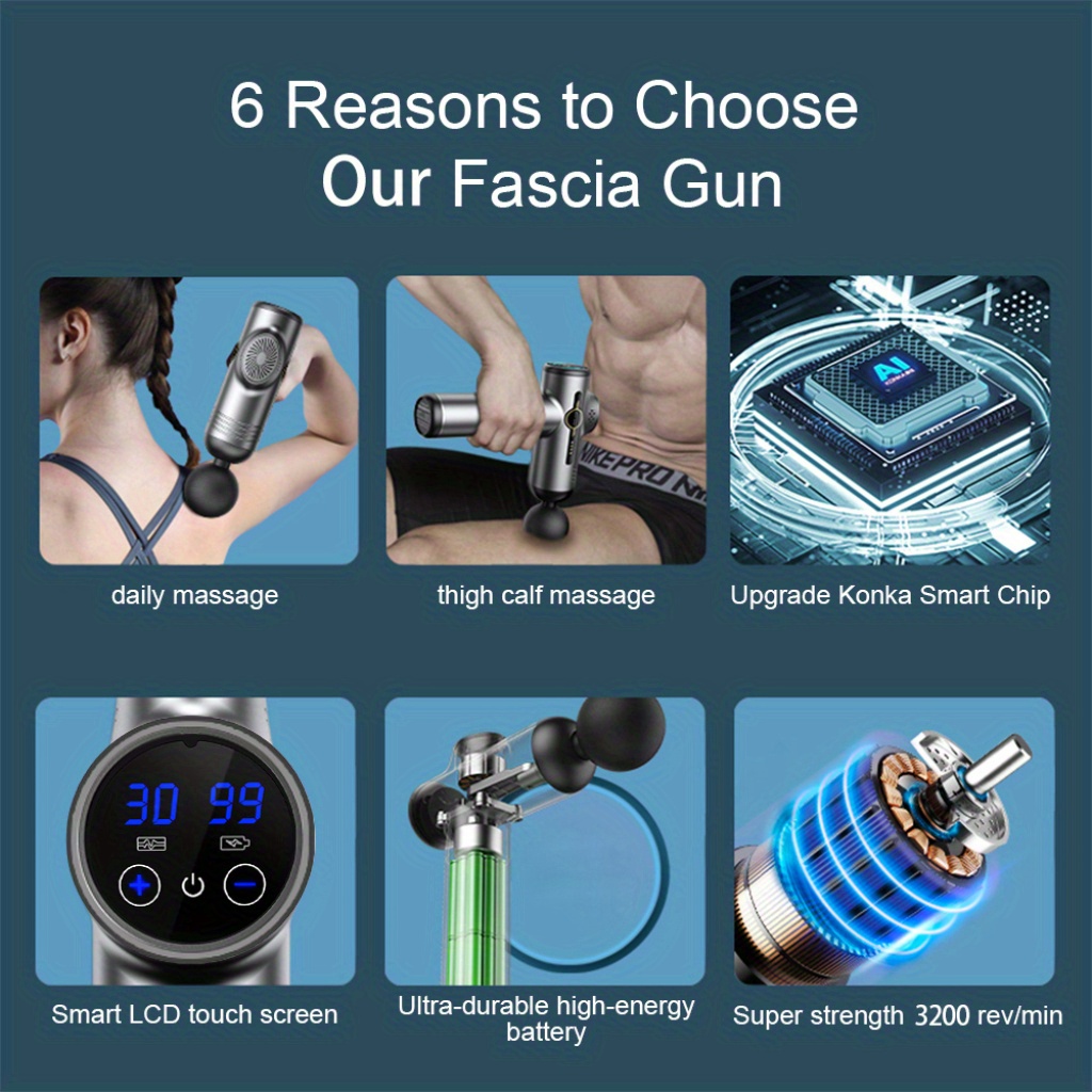 99 Level Massage Gun Fascia De - Health Wellness ulasan dan harga